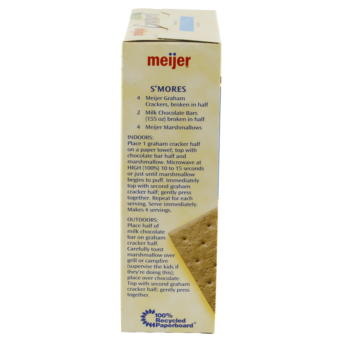 slide 2 of 6, Meijer Low Fat Honey Graham Crackers, 14.4 oz