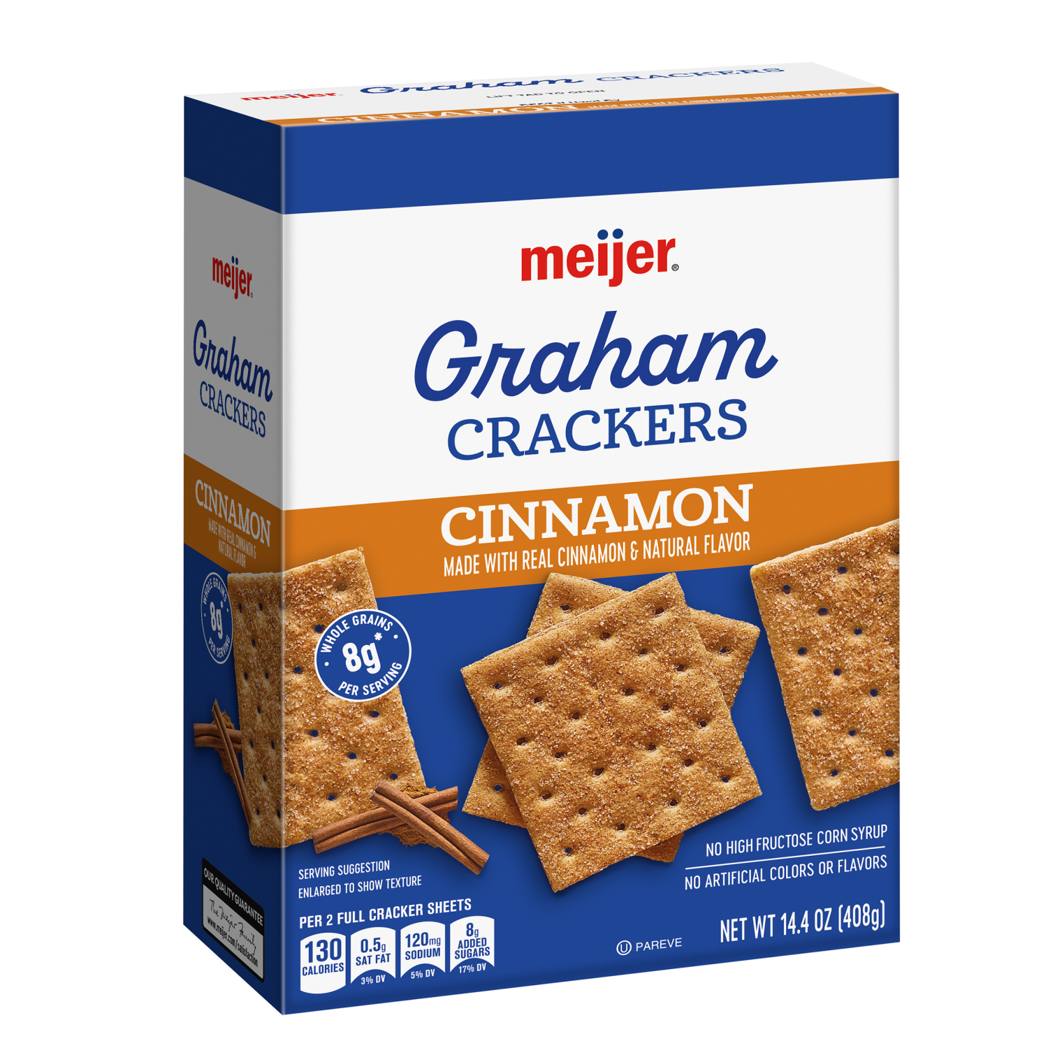 slide 4 of 5, Meijer Cinnamon Grahams, 14.4 oz