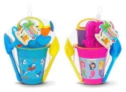 Meijer 6 Pc Shark Mermaid Beach Bucket Set