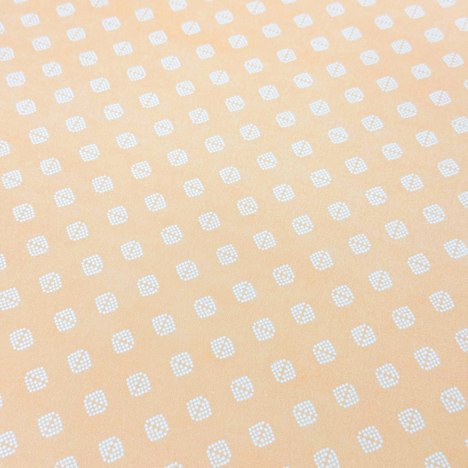 slide 4 of 4, Havenstay Sheets, Full, Peach Dot Triangle, Full Size