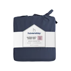 Havenstay Sheets, Queen, Navy