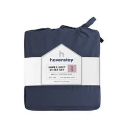 Havenstay Sheets, Queen, Navy