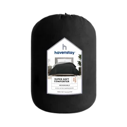 Havenstay Geo quilt, Twin/Twin XL, Gray