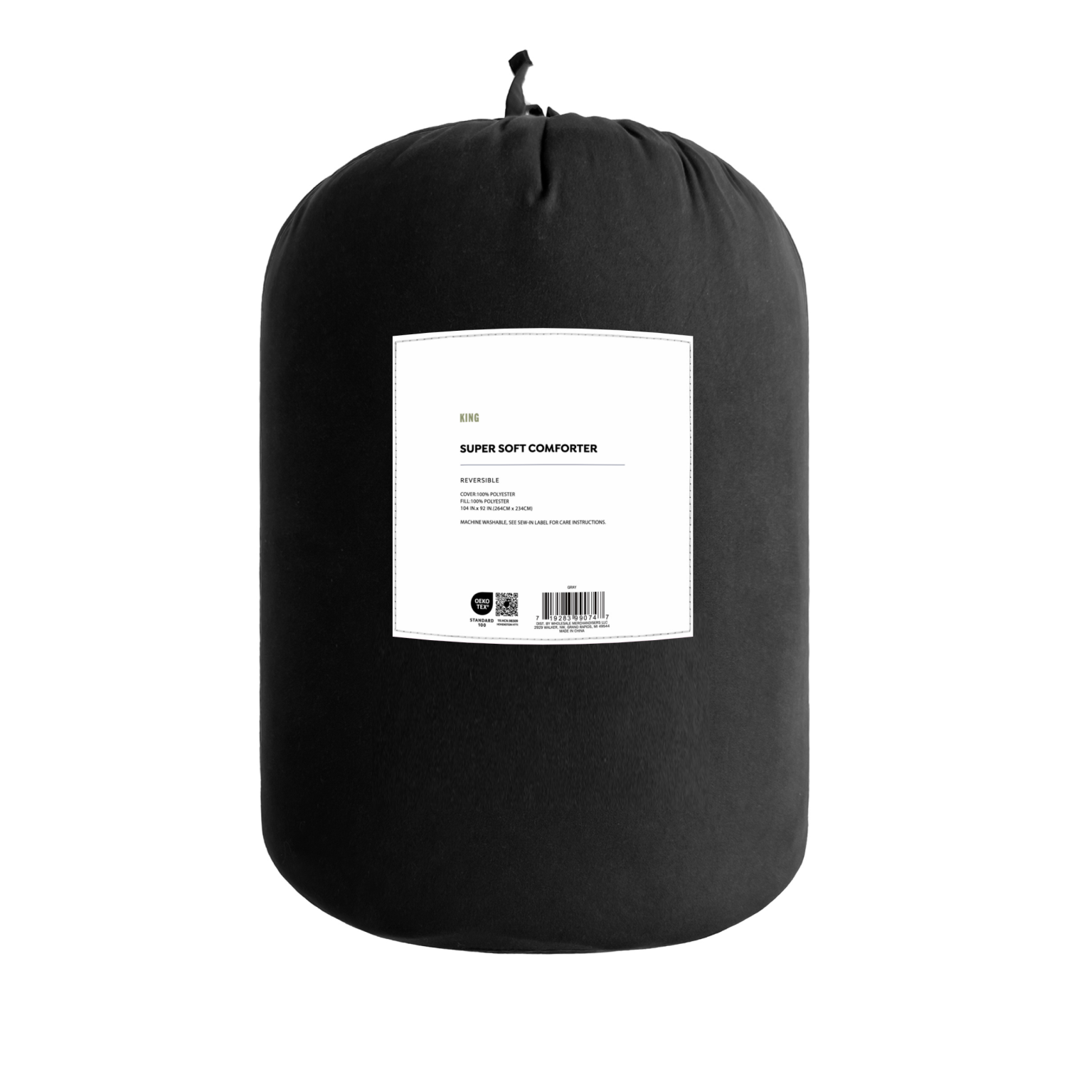 slide 2 of 4, Havenstay Geo quilt, King, Gray, 1 ct