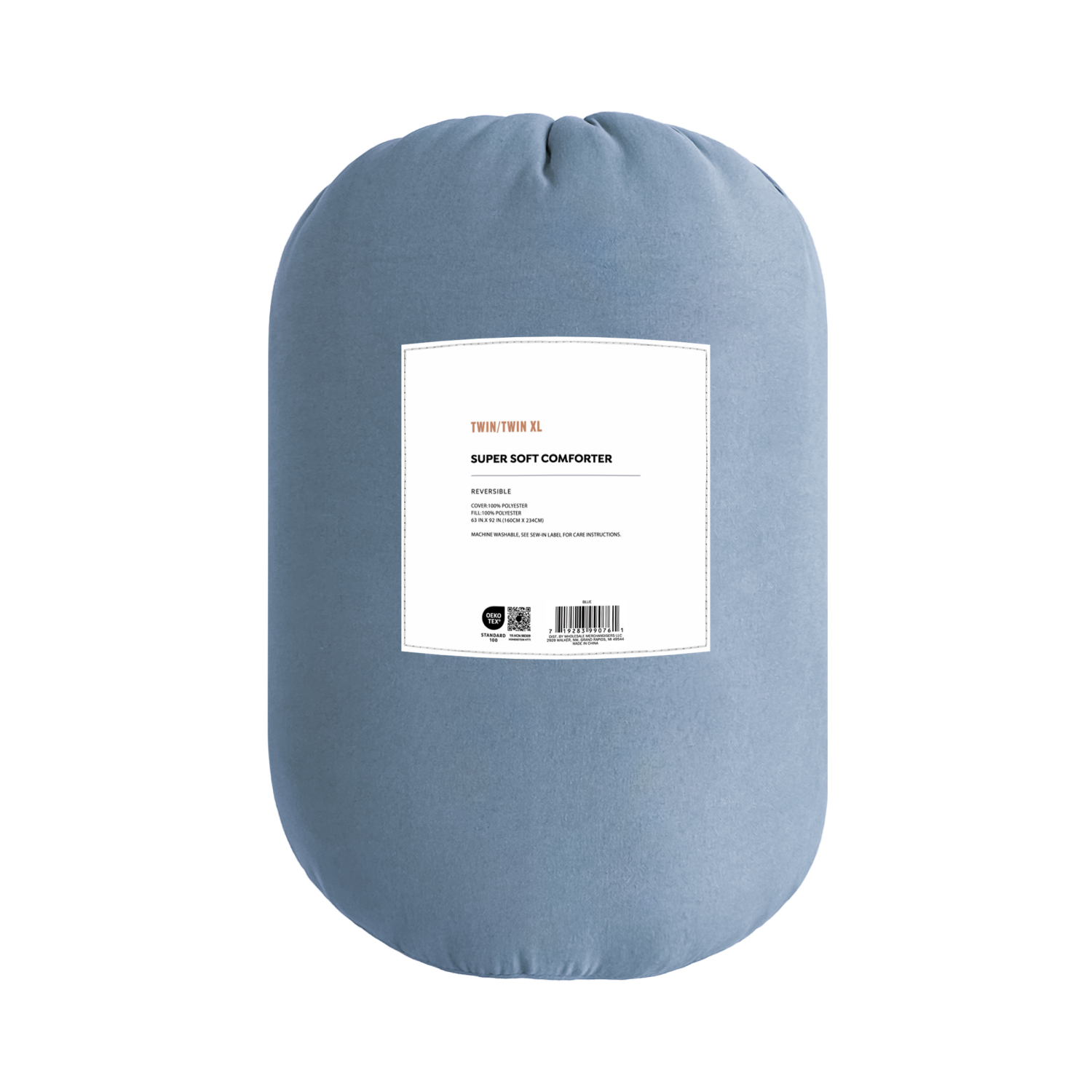 slide 2 of 4, Havenstay Geo quilt, Twin/Twin XL, Blue, t/txlarge