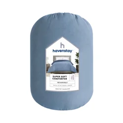 Havenstay Geo quilt, Full/Queen, Blue