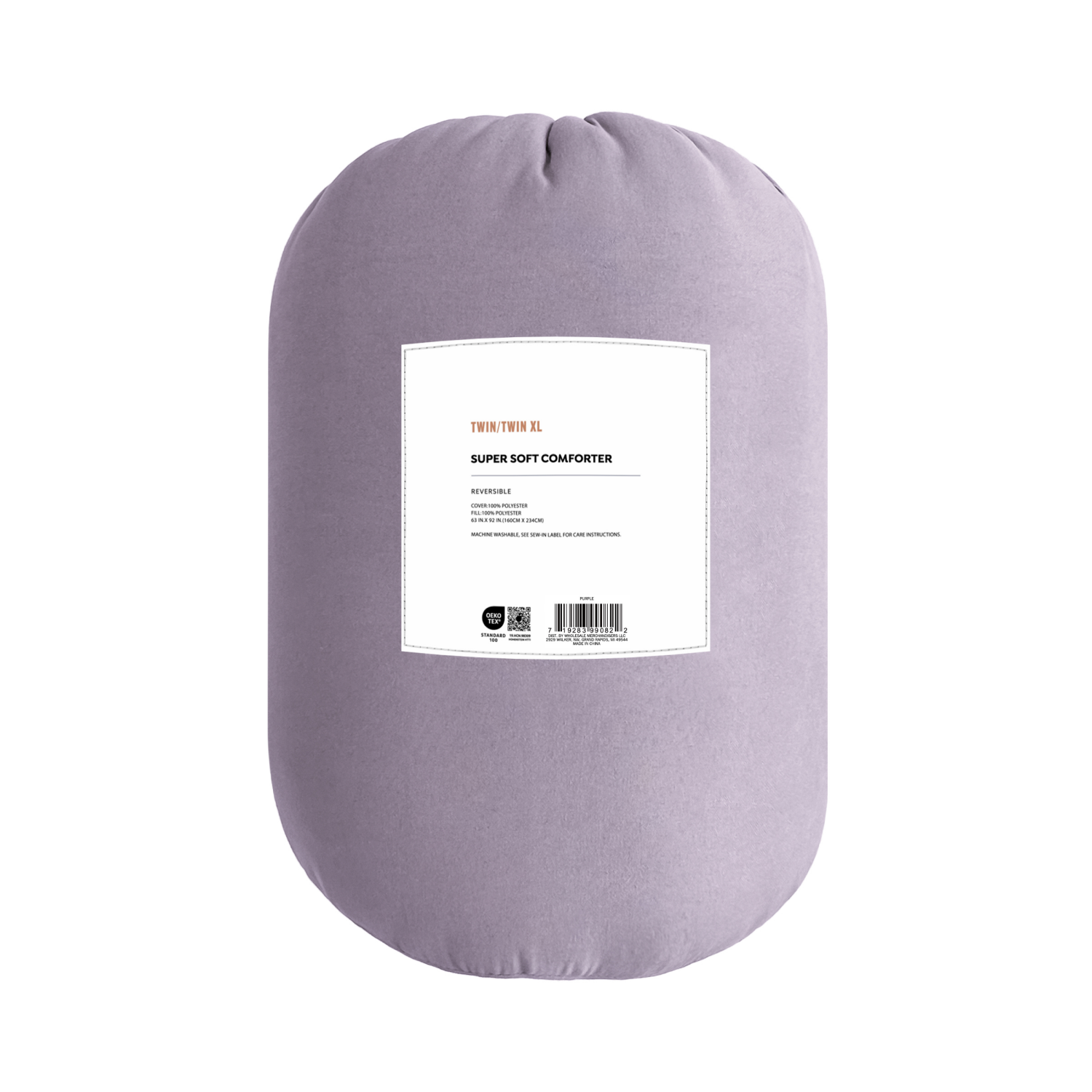 slide 2 of 4, Havenstay Geo quilt, Twin/Twin XL, Purple, t/txlarge