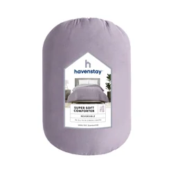 Havenstay Geo quilt, Full/Queen, Purple