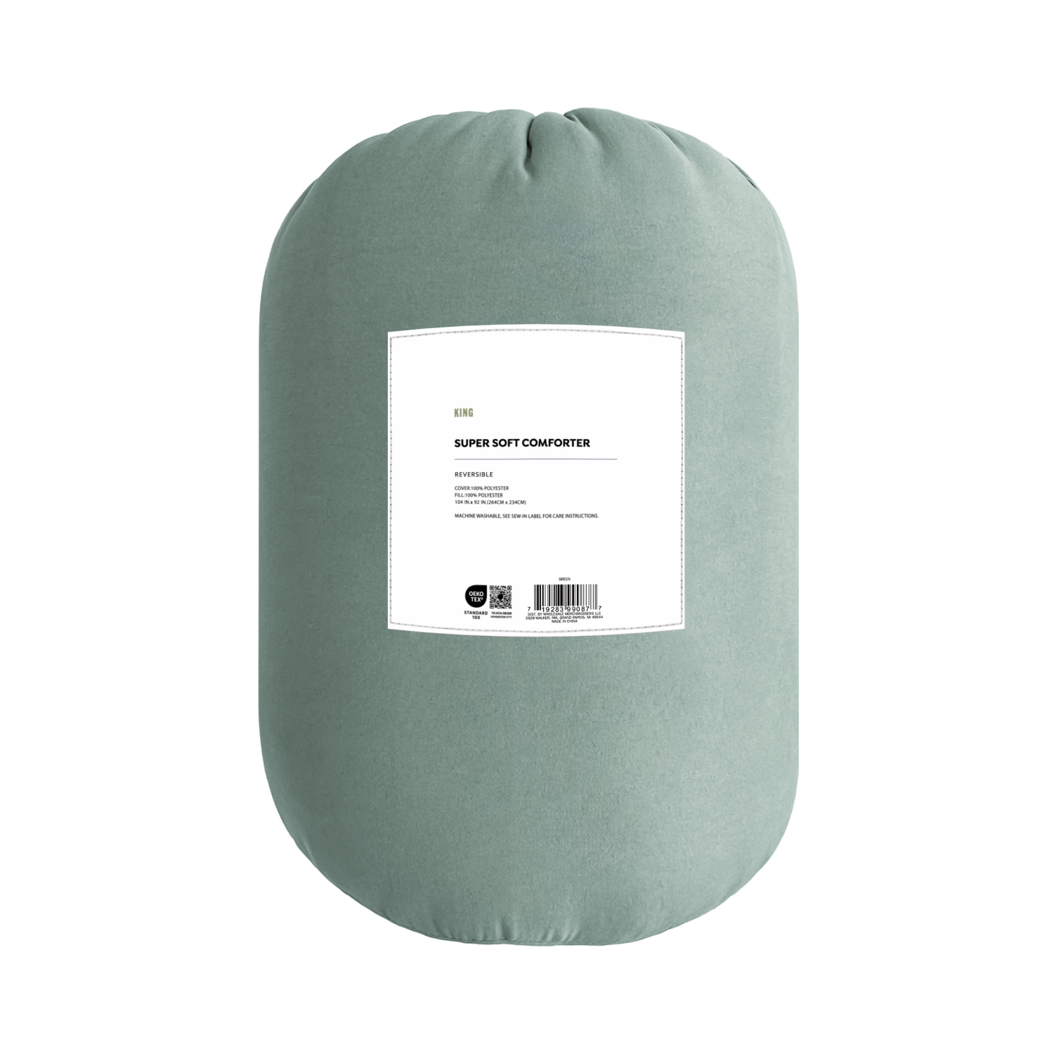 slide 2 of 4, Havenstay Geo quilt, King, Green, 1 ct