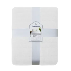 HAVENSTAY HS Jersey Quilt, Full/Queen, White