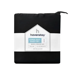 Havenstay Sheets, Queen, Black