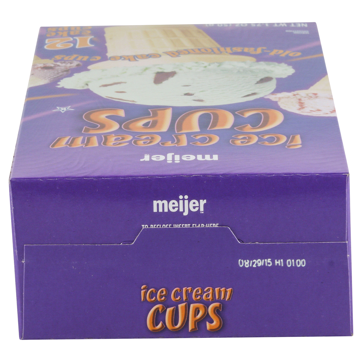 slide 6 of 6, Meijer Ice Cream Cups, 12 ct