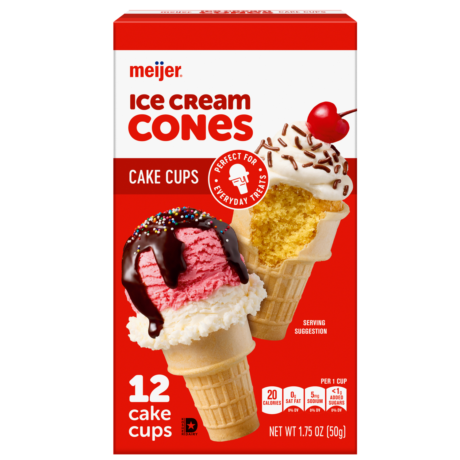 slide 1 of 5, Meijer Ice Cream Cups, 12 ct