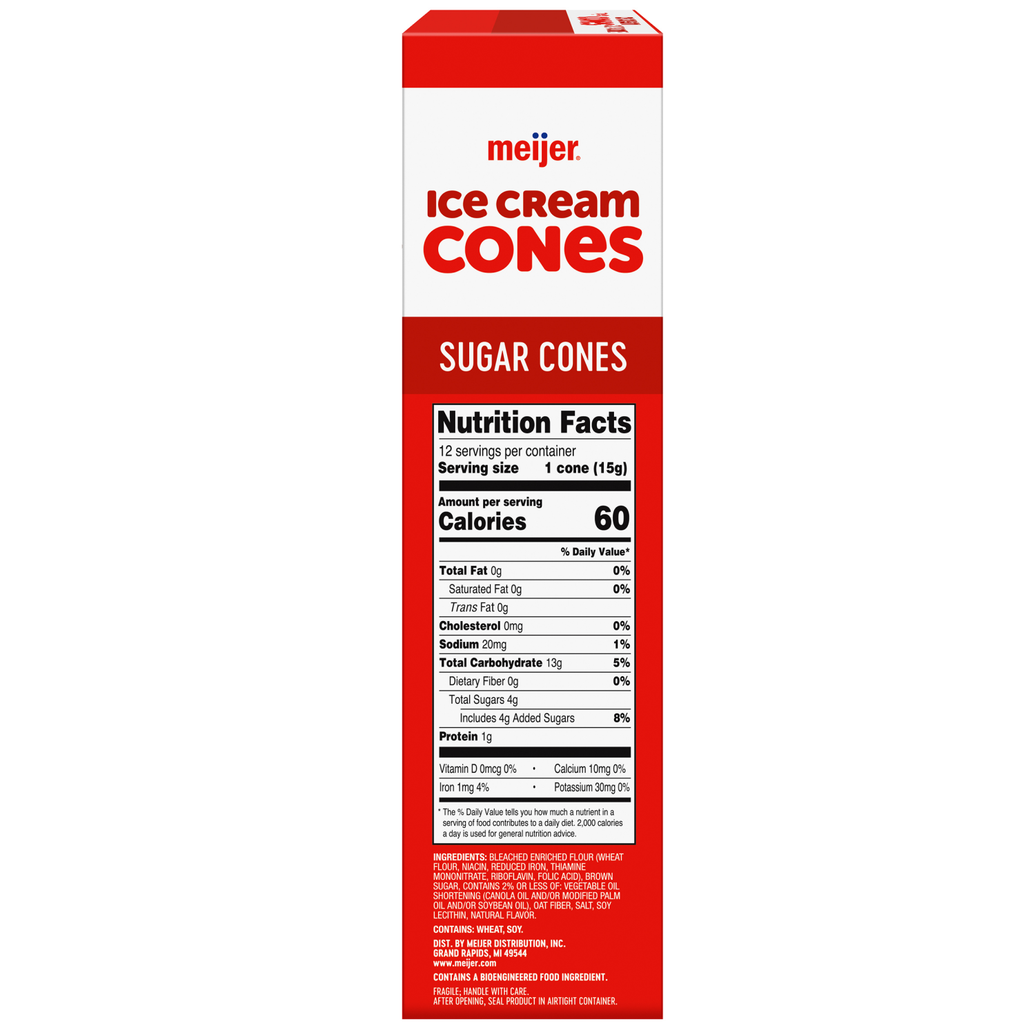 slide 3 of 5, Meijer Sugar Cones, 12 ct