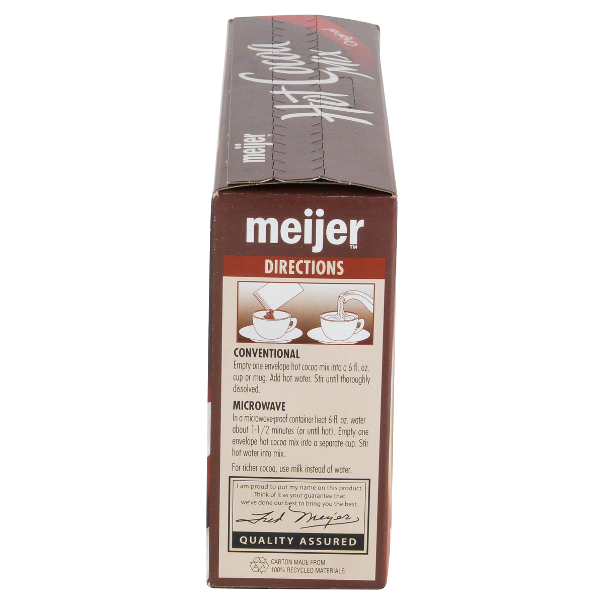 slide 5 of 6, Meijer Milk Chocolate Hot Cocoa Drink Mix, 10 ct