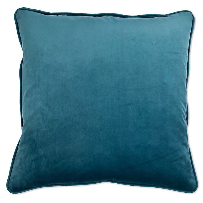 slide 1 of 1, Sherry Kline Richmond Velvet Square Throw Pillow - Ocean Blue, 1 ct