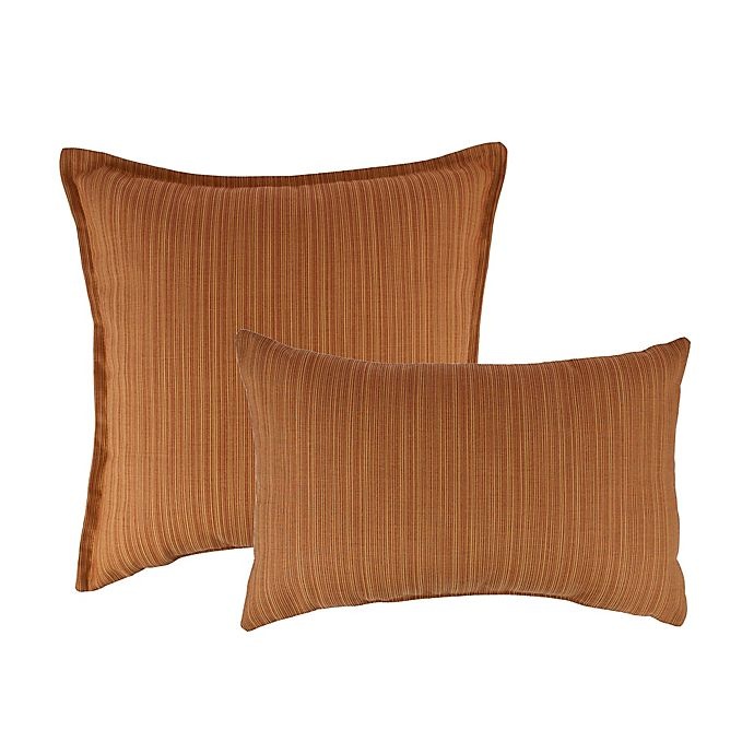 slide 1 of 1, Austin Horn Classics Sunbrella Daytona Square Throw Pillow Set - Orange, 2 ct