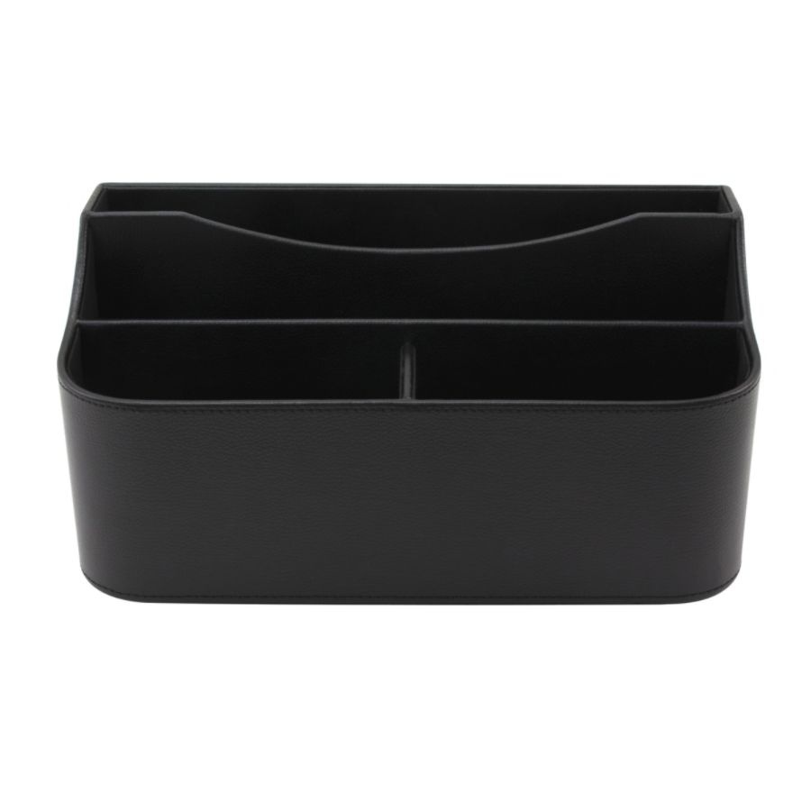 slide 3 of 6, Realspace Faux Leather Desk Valet, Black, 1 ct