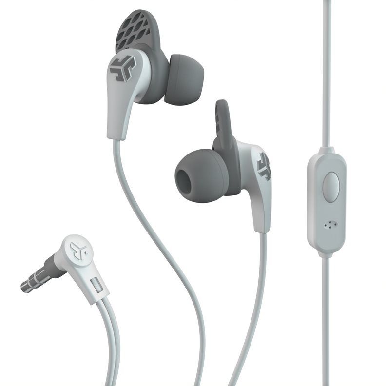 slide 3 of 3, JLab Audio Jbuds Pro Wired Earbuds, White, Eprorwhtgry123, 1 ct