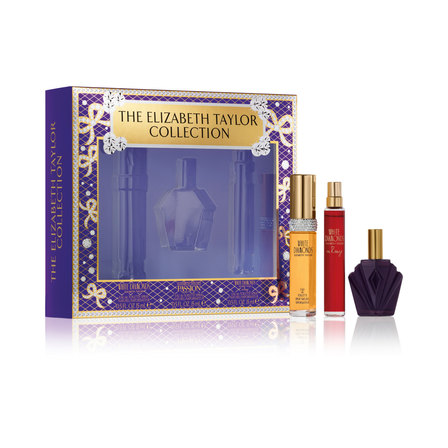 slide 4 of 6, Elizabeth Taylor 3pc Fragrance Coffret Gift Set, 3 ct