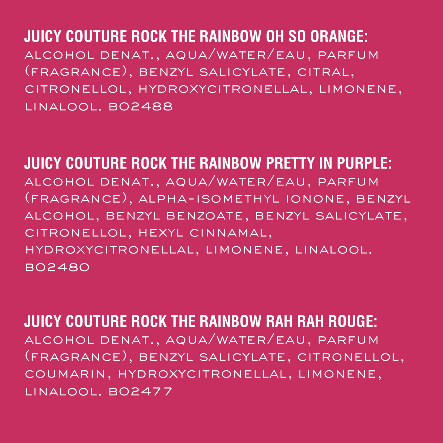 slide 3 of 8, Juicy Couture Juicy Rock the Rainbow 3pc Body Mist Gift Set, 3 ct