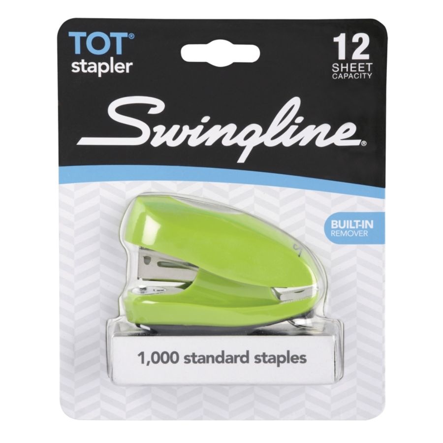 slide 6 of 7, Swingline Tot Miniature Stapler, Assorted Colors, 1 ct