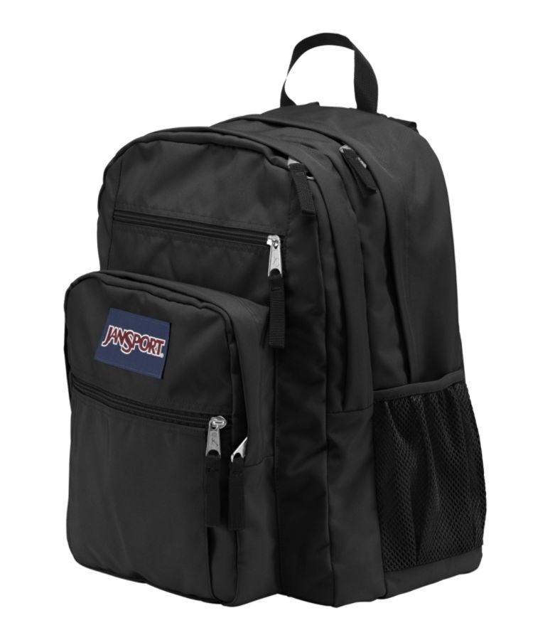 slide 2 of 3, JanSport Big Student Laptop Backpack, Black, 1 ct
