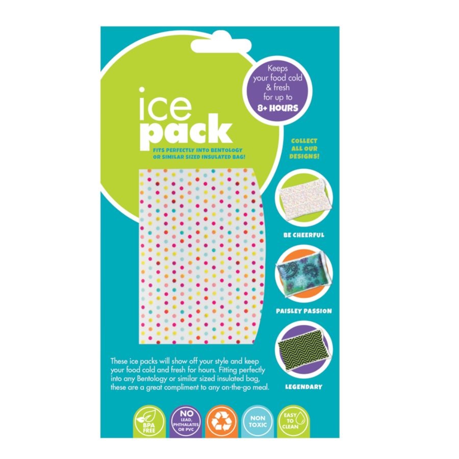 slide 10 of 10, Bentology Cool Packs - Multicolor, 2 ct; 4 1/4 in x 1 1/4 in x 7 1/4 in