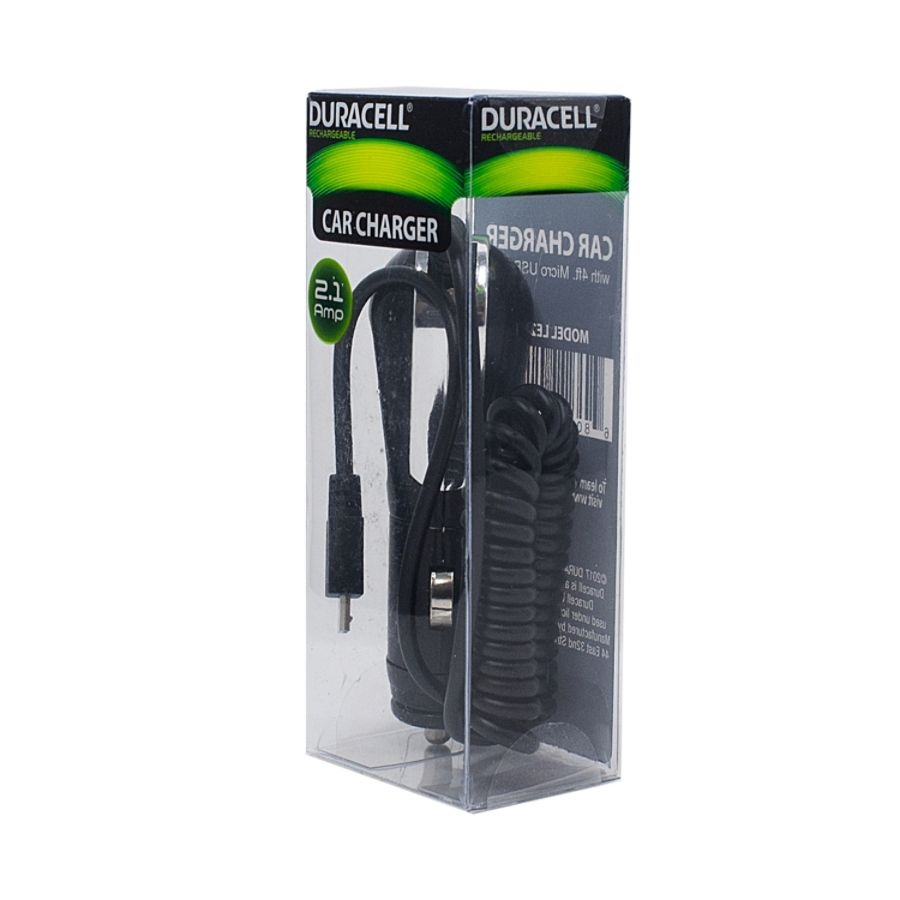 slide 4 of 4, Duracell Micro Usb Car Charger, Black, Le2248, 1 ct