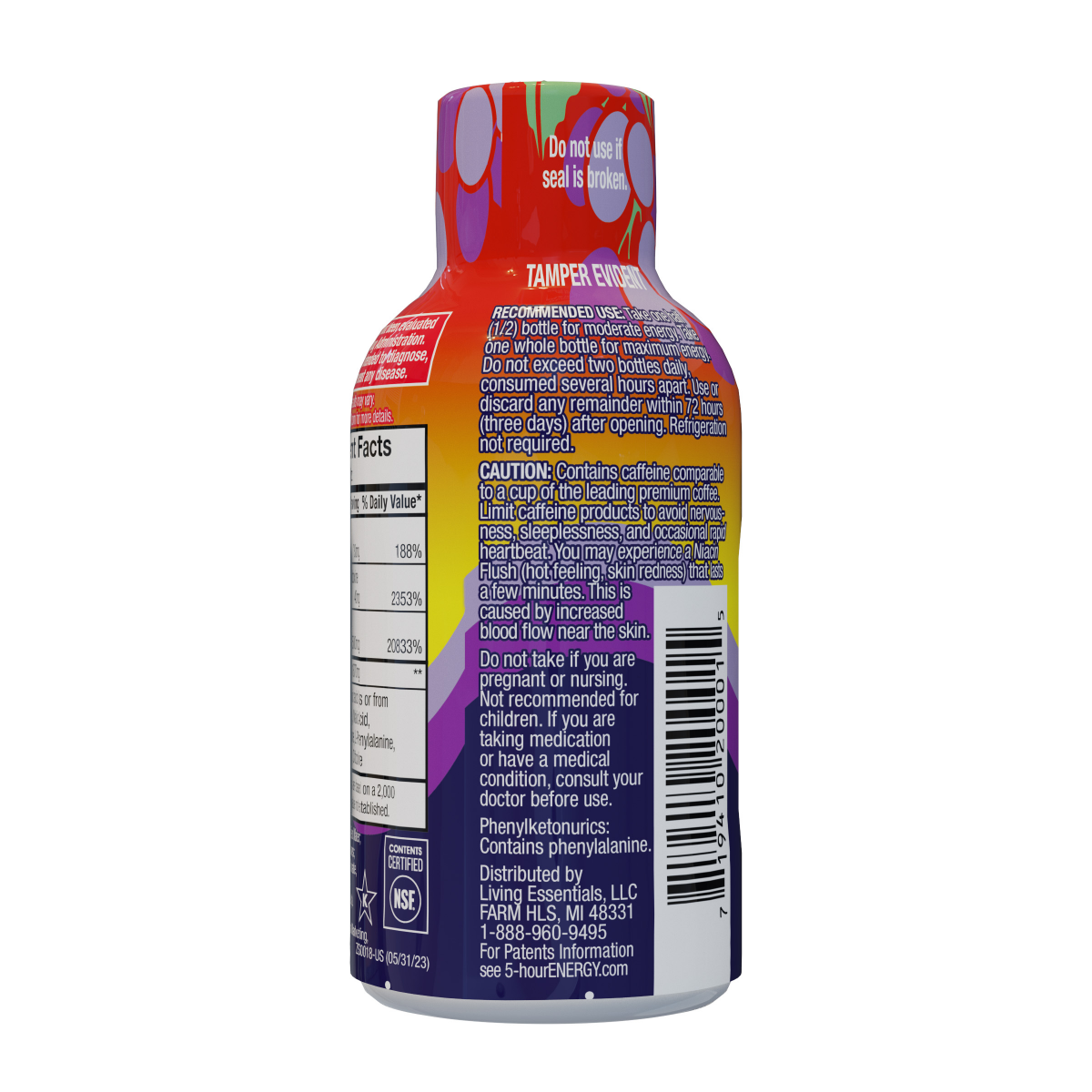 slide 2 of 2, 5-hour ENERGY, Regular Strength, Grape, Shot, 1.93 oz., 2 oz