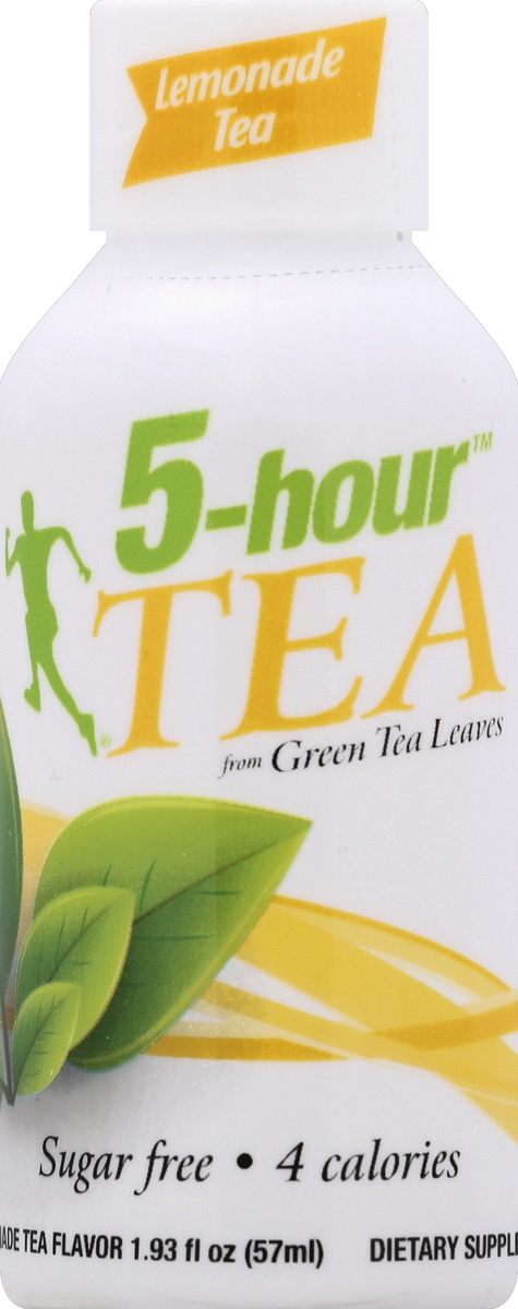 slide 4 of 4, 5-hour ENERGY Green Tea, Sugar Free, Lemonade Tea, 1.93 oz