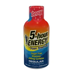 5-hour ENERGY, Regular Strength, Berry, Shot, 1.93 oz.