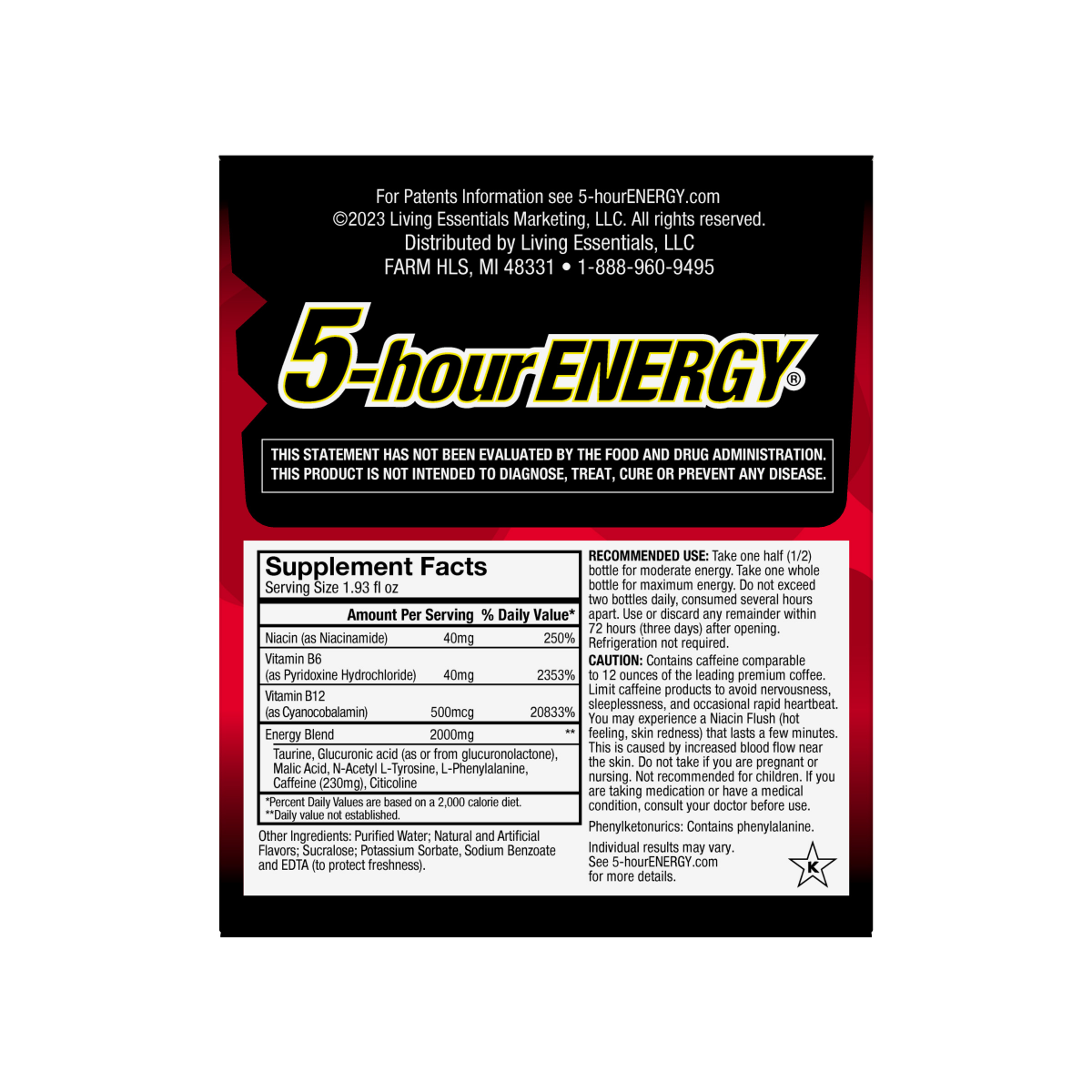 slide 5 of 5, 5-hour ENERGY Shot, Extra Strength, Peach Mango- 4 ct, 4 ct