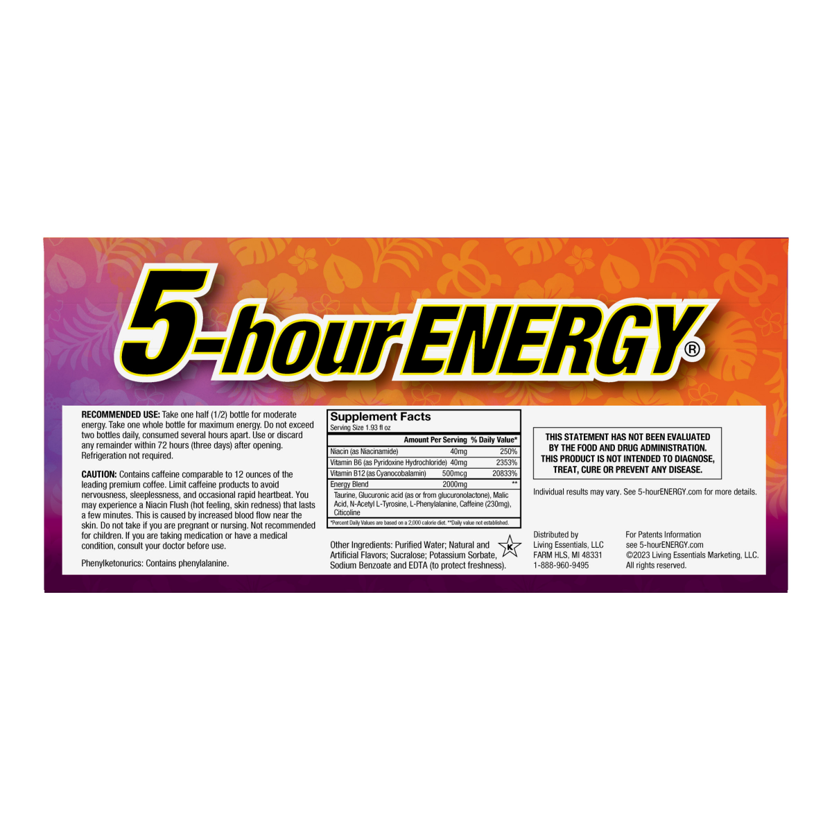 slide 2 of 2, 5 HOUR ENERGY 5-Hour Energy Hawaiian Breeze Extra Strength 10pk, 10 ct