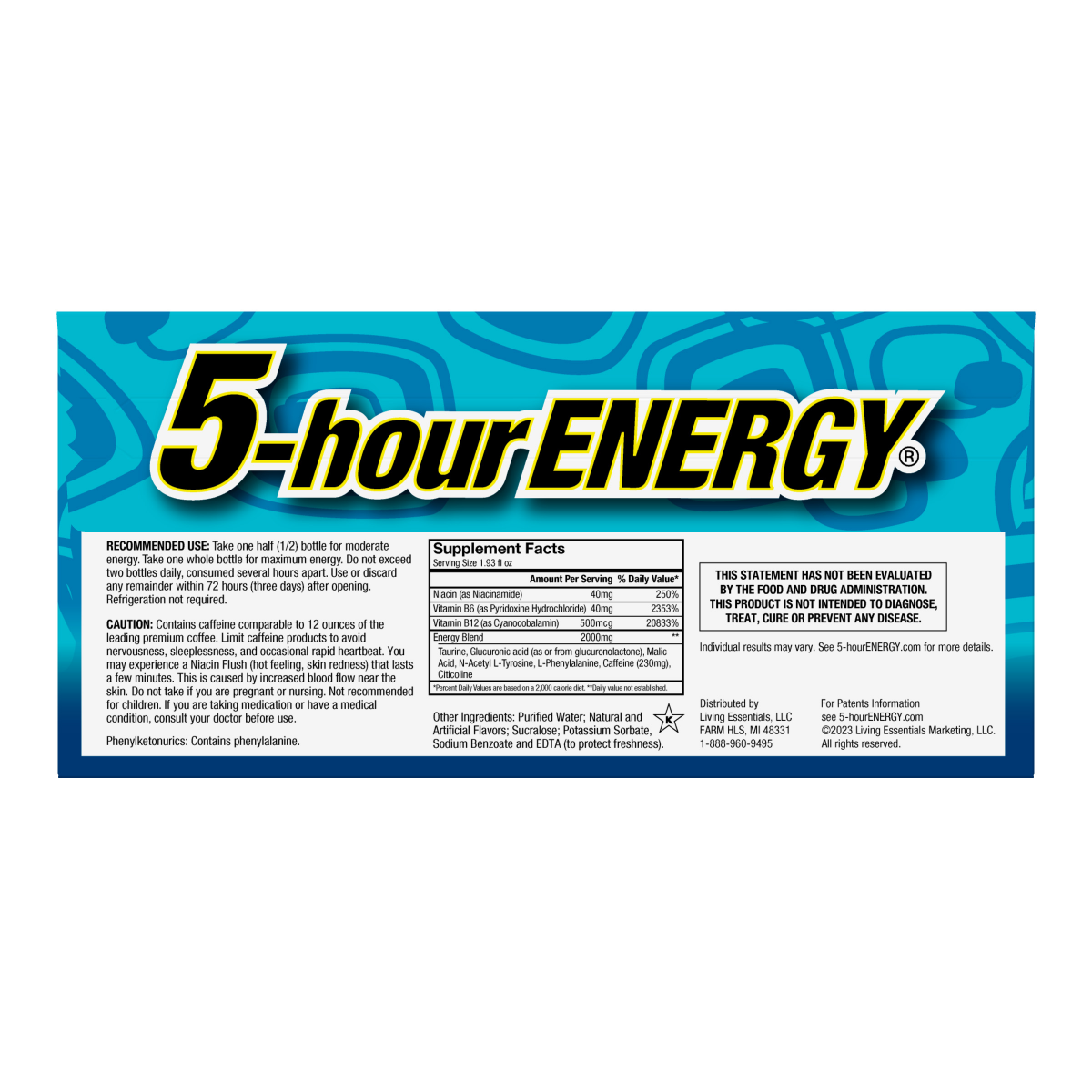 slide 2 of 2, 5-hour ENERGY Shot, Extra Strength, Blue Raspberry - 10 ct; 1.93 oz - 10 ct; 1.93 oz, 10 ct; 1.93 oz