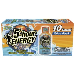5-hour ENERGY, Extra Strength, Tidal Twist, 10 Pack, 1.93 oz.