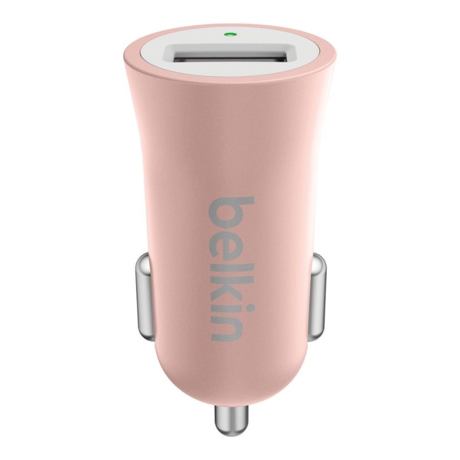 slide 2 of 3, Belkin Mixit Metallic Car Charger, Rose Gold, 1 ct