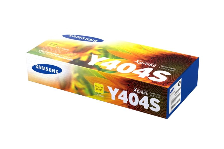 slide 4 of 4, Samsung Clt-Y404S/Xaa Yellow Toner Cartridge, 1 ct