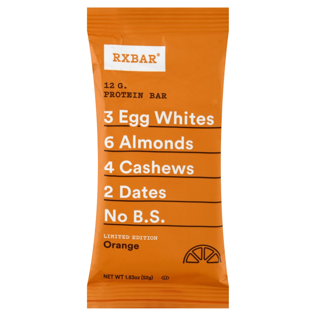 slide 5 of 13, RXBAR Protein Bar, Orange, 1.83 oz, 1.83 oz