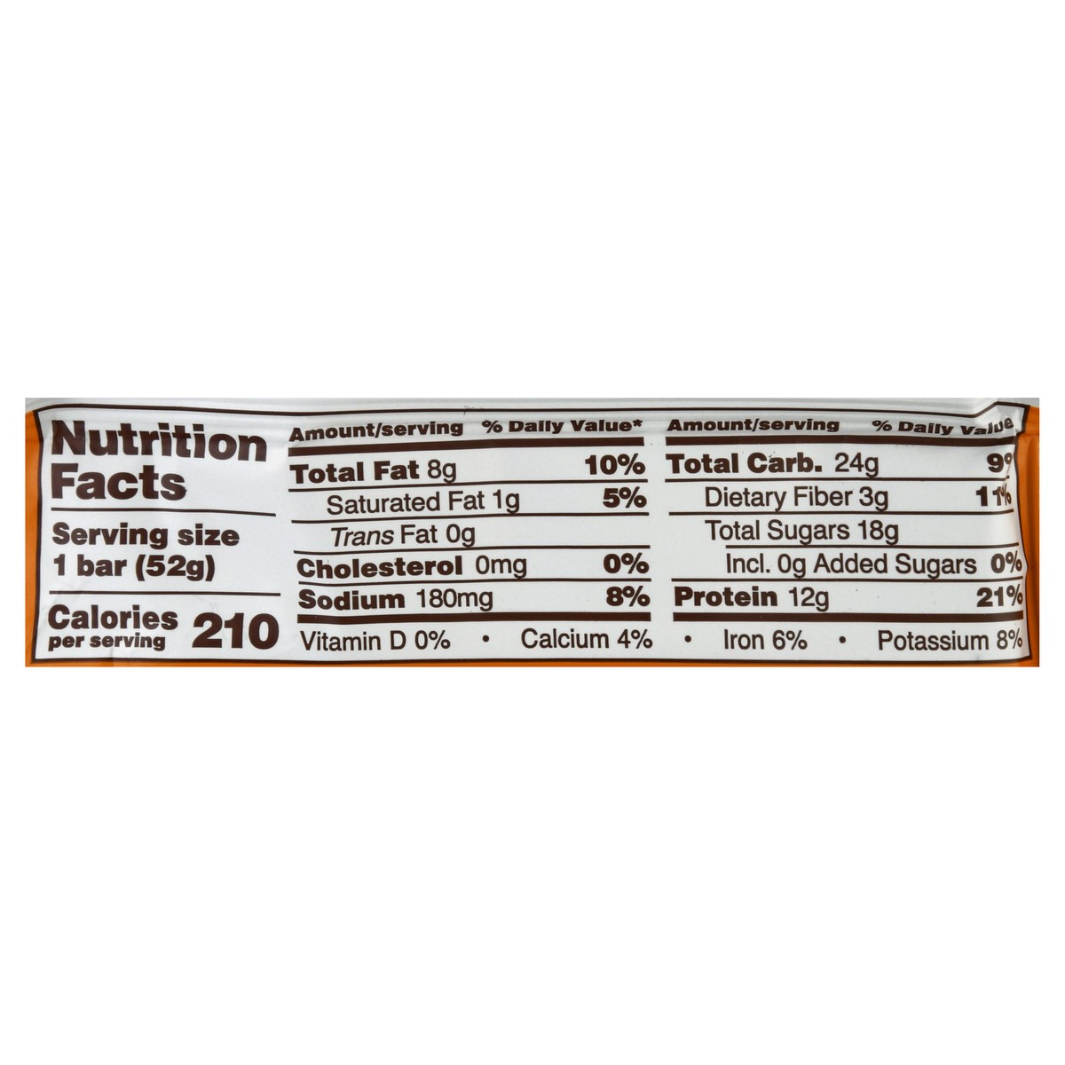 slide 3 of 13, RXBAR Protein Bar, Orange, 1.83 oz, 1.83 oz