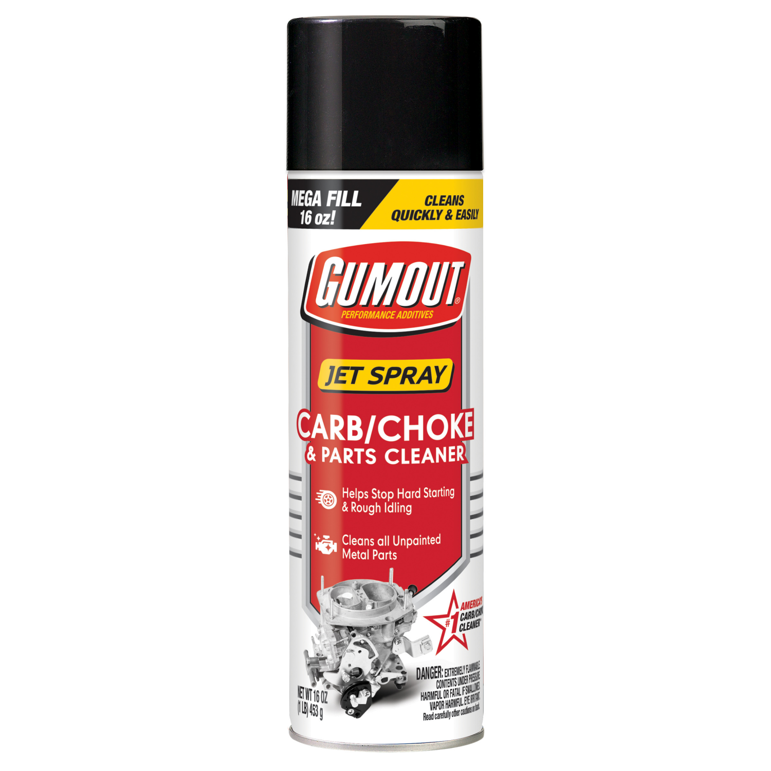slide 1 of 2, Gumout Jet Spray Carb/Choke & Parts Cleaner 16 oz, 16 oz
