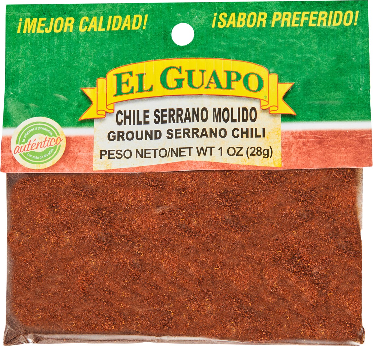 slide 5 of 11, El Guapo, Serrano Ground Chili Powder, 1 oz