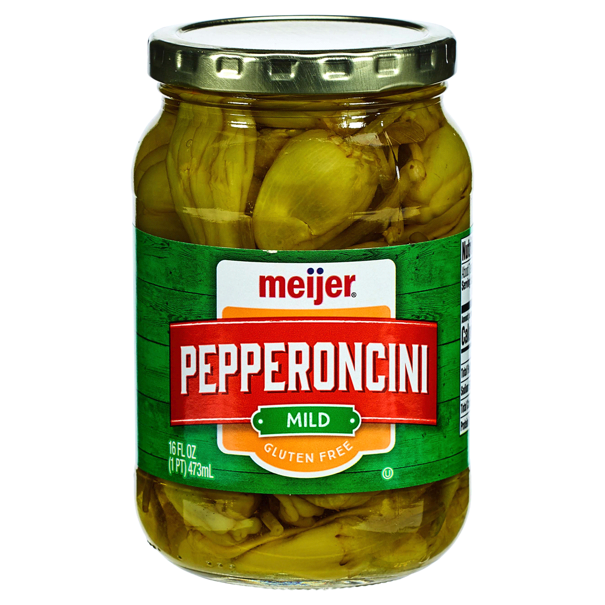 slide 1 of 1, Meijer Mild Pepperoncini, 16 oz