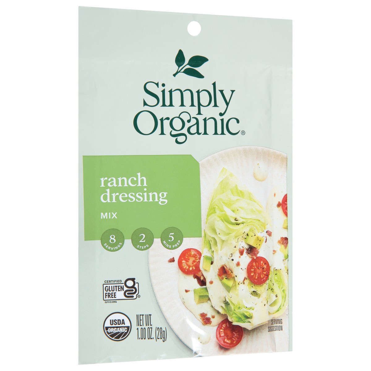 slide 5 of 9, Simply Organic Ranch Dressing Mix 1.00 oz, 1 oz