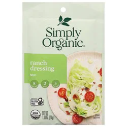 Simply Organic Ranch Dressing Mix 1.00 oz