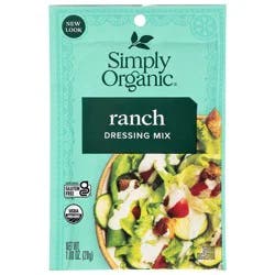 Simply Organic Ranch Dressing Mix 1.00 oz