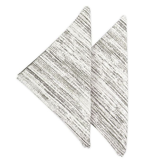 slide 1 of 2, Noritake Colorwave Weave Napkins - Grey, 2 ct