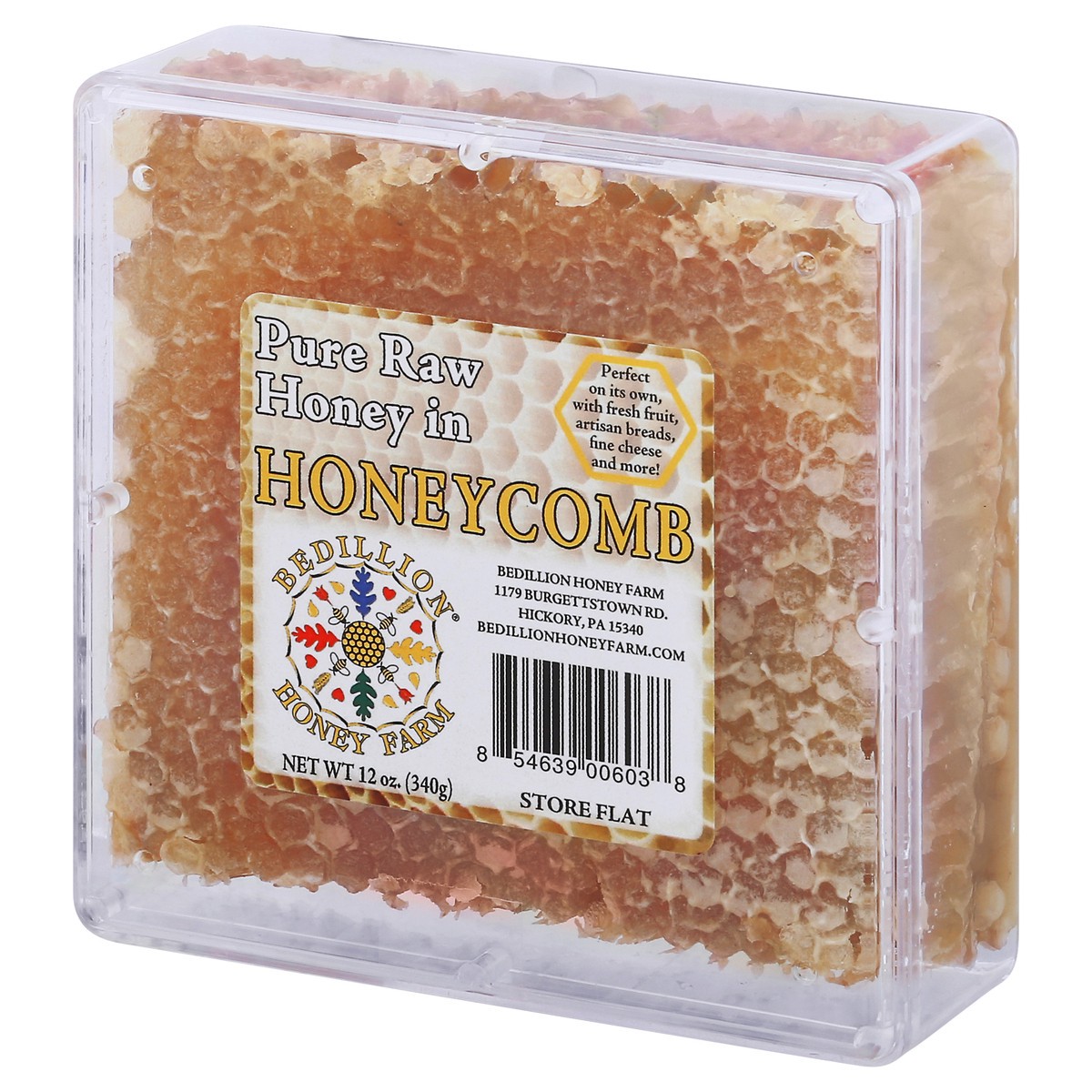 slide 3 of 12, Bedillion Honey Farm Honeycomb 12 oz, 1 ct