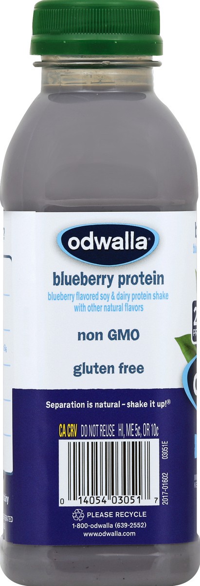 slide 3 of 4, Odwalla Beverage Protein Blueberry, 15.2 fl oz