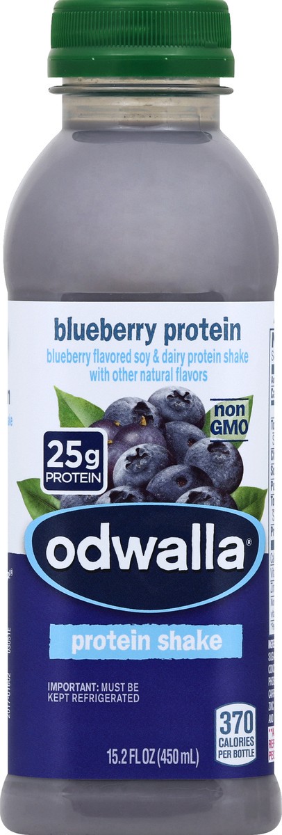 slide 4 of 4, Odwalla Beverage Protein Blueberry, 15.2 fl oz